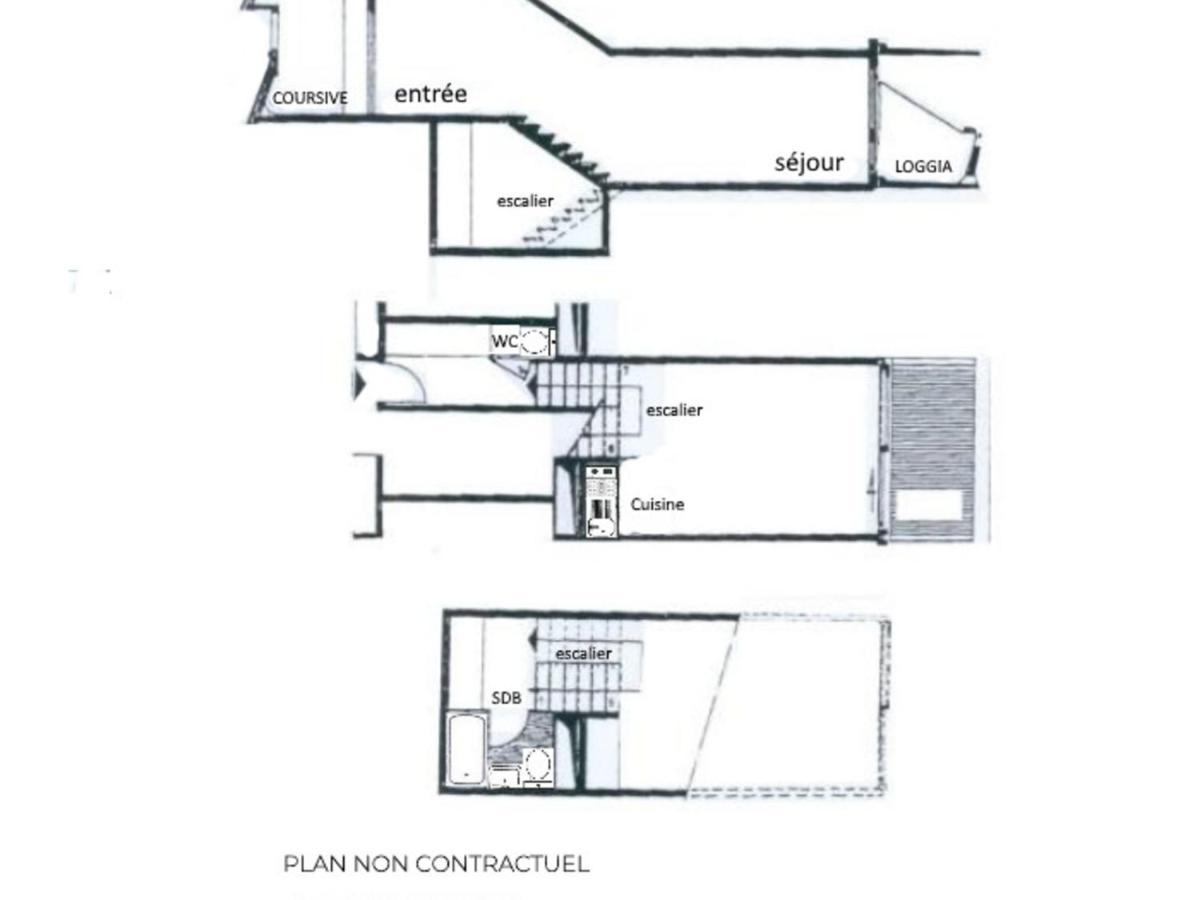 圣马丁德贝尔维尔Studio Duplex 4 Personnes Avec Balcon, Brelin, Les Menuires - Fr-1-452-151公寓 外观 照片